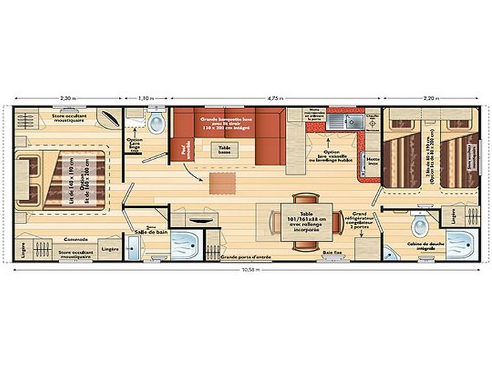 PLAN DU MOBIL HOME